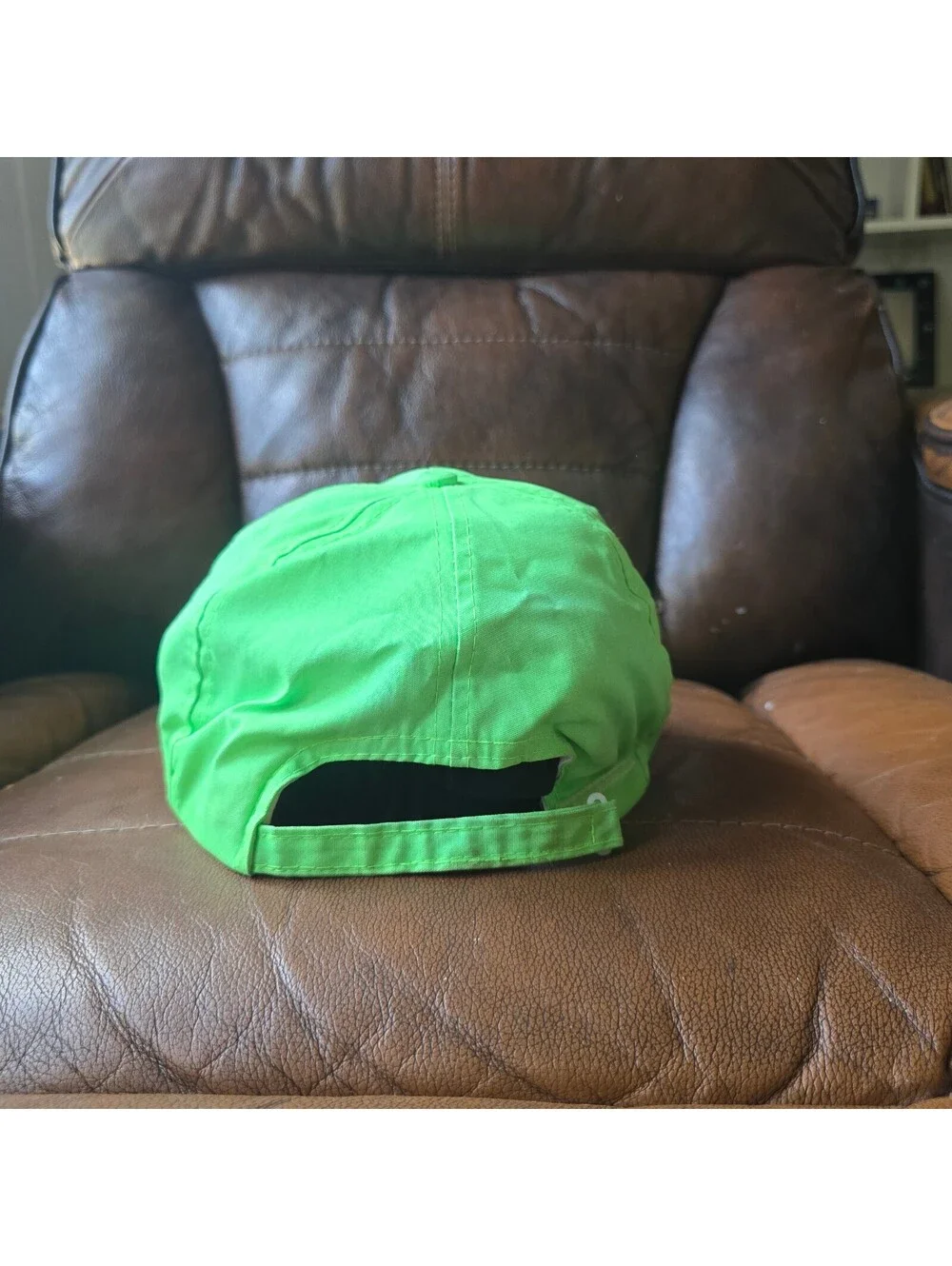 Vintage SouthWest Ford Dealership Rope Trucker Hat Snapback Neon Lime Green